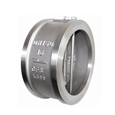 Double Disc Wafer Check Valve